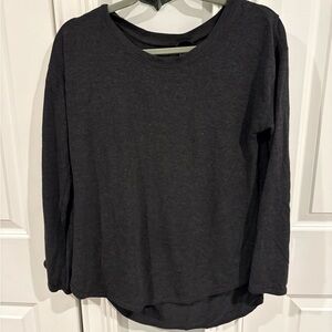 Felina Charcoal Long Sleeve Top